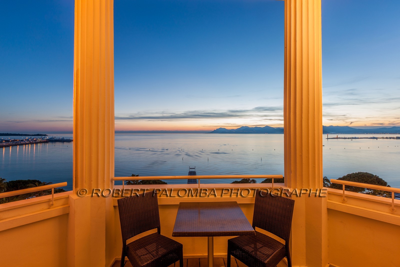 Cannes vue de l'Hôtel Martinez