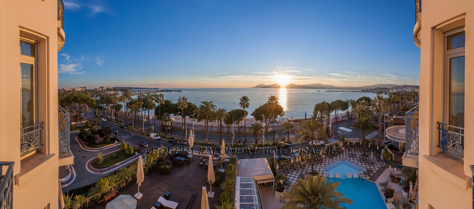 Cannes vue de l'Hôtel Martinez
