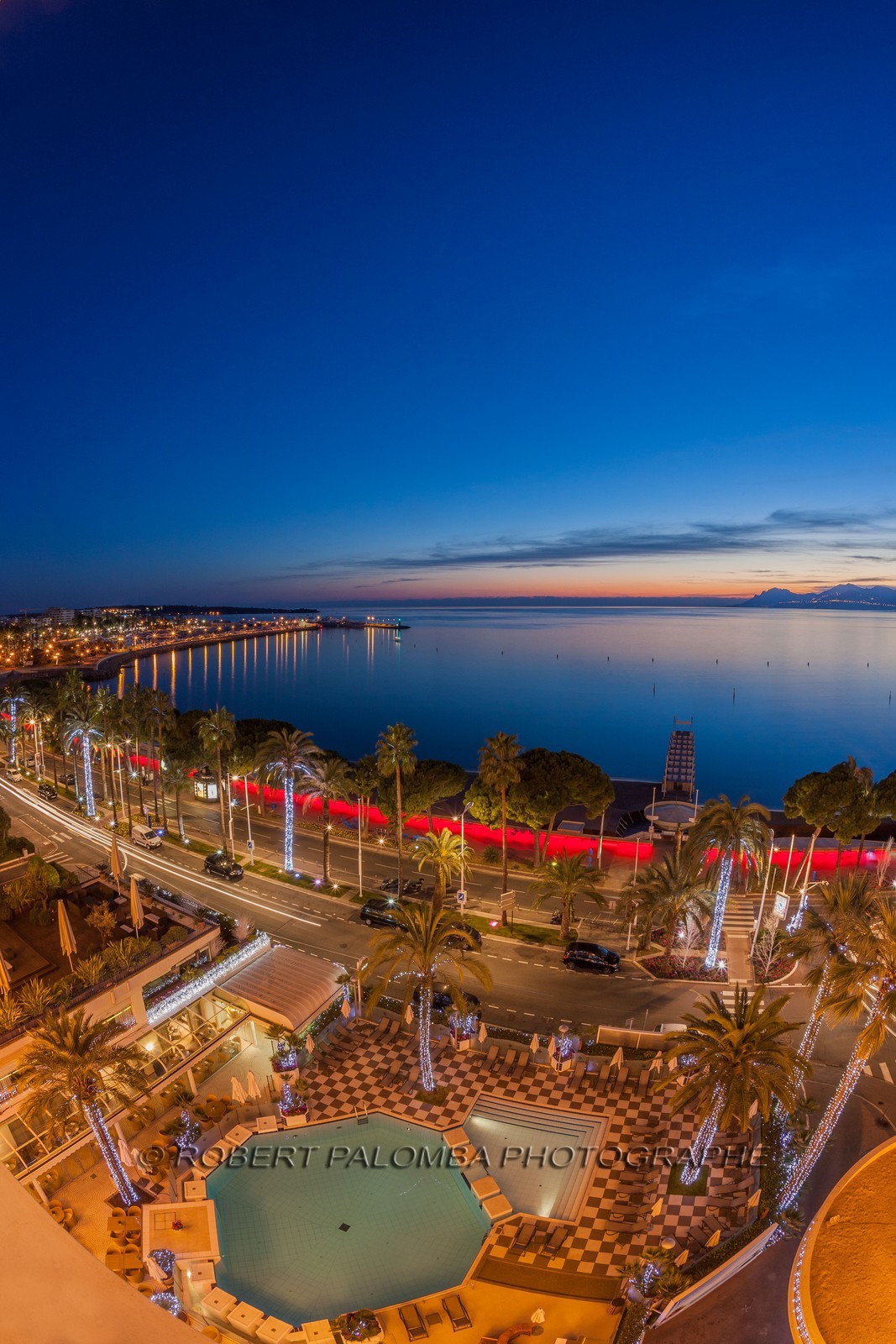 Cannes vue de l'Hôtel Martinez
