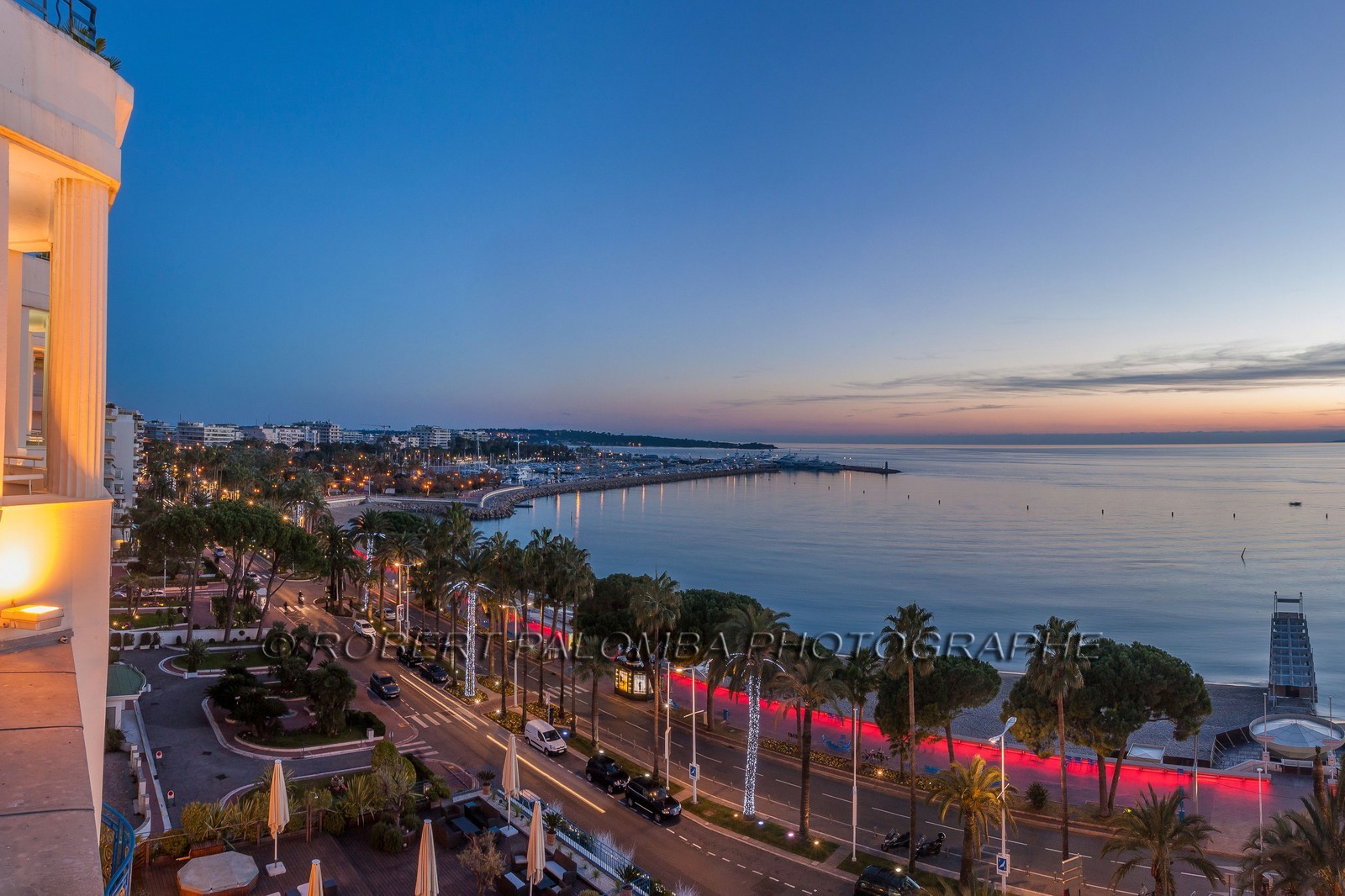Cannes vue de l'Hôtel Martinez