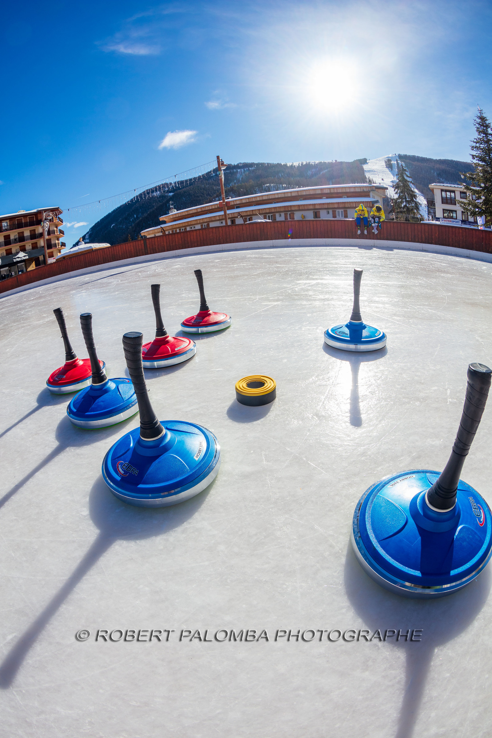 Pétanque sur glace