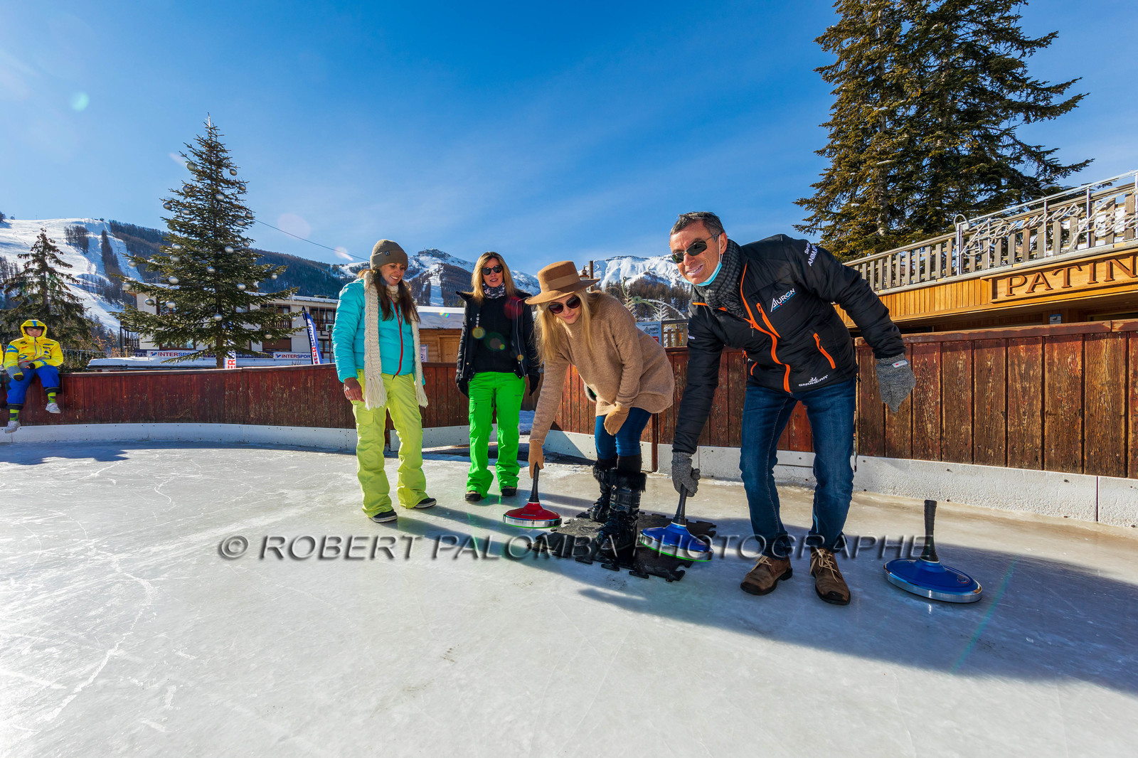Pétanque sur glace