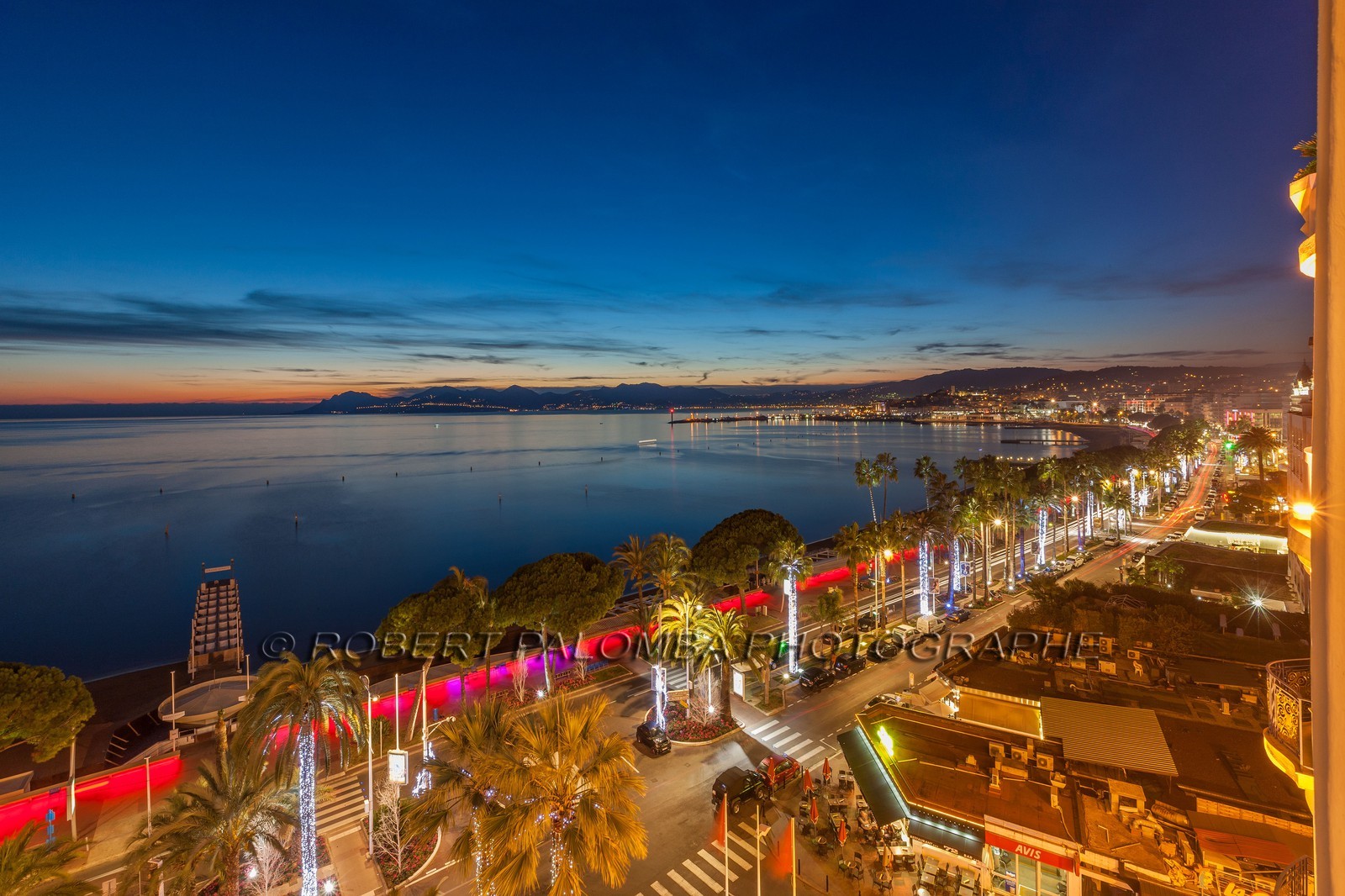 Cannes vue de l'Hôtel Martinez