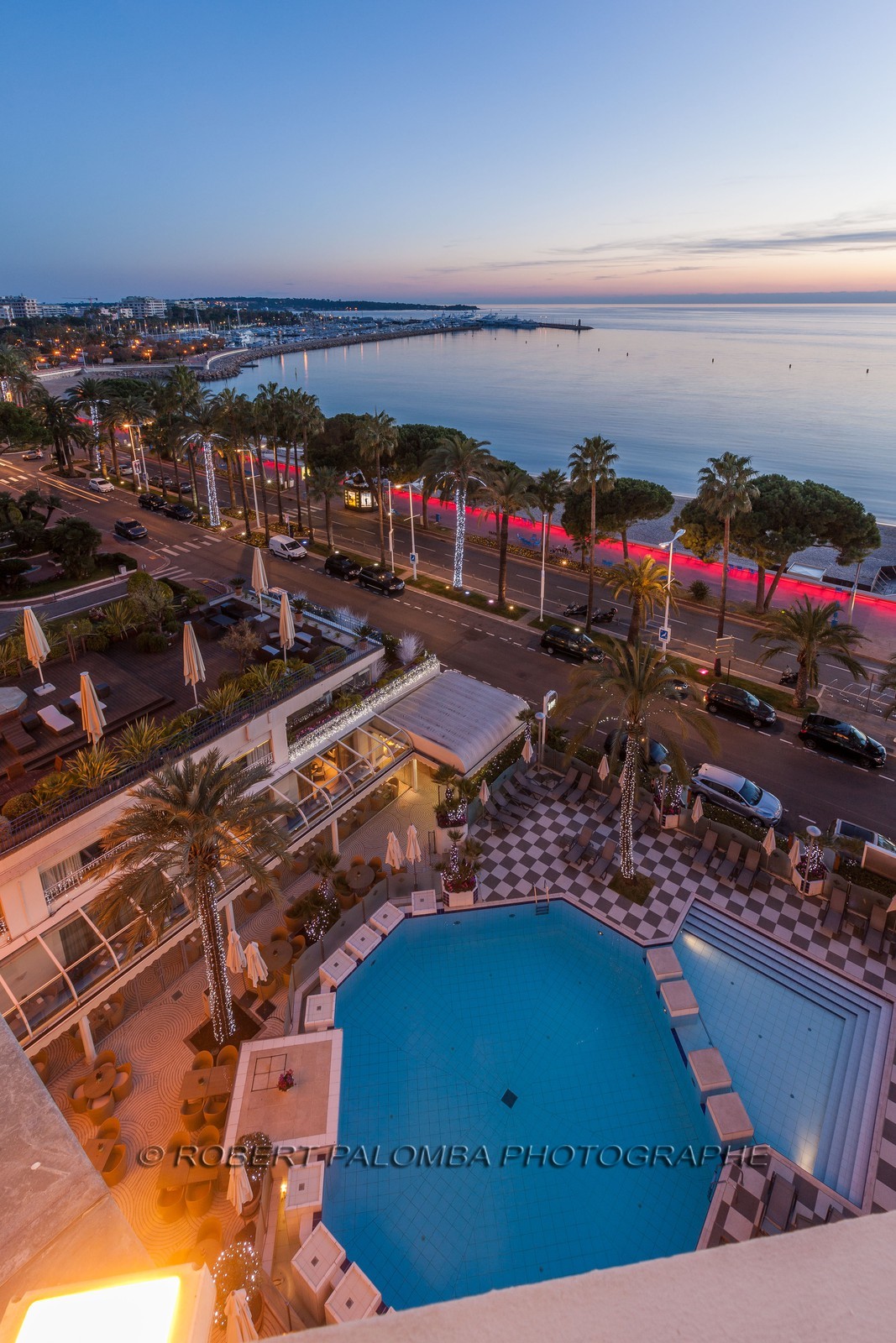 Cannes vue de l'Hôtel Martinez