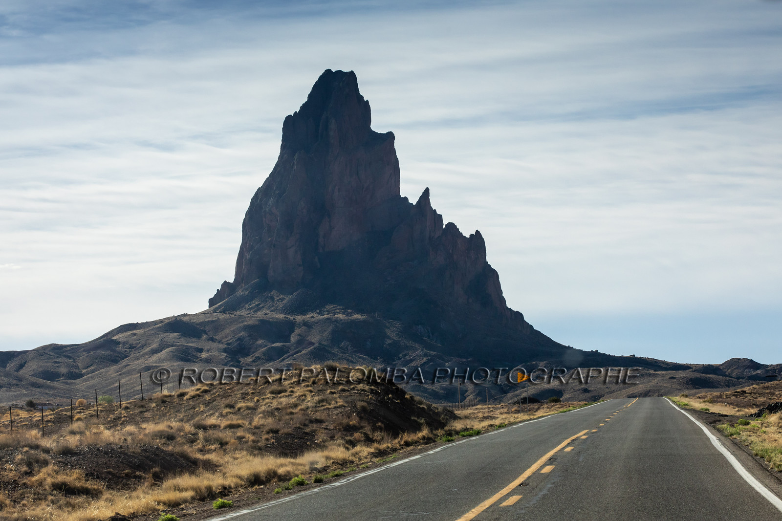 Route en quittant Monument Valley