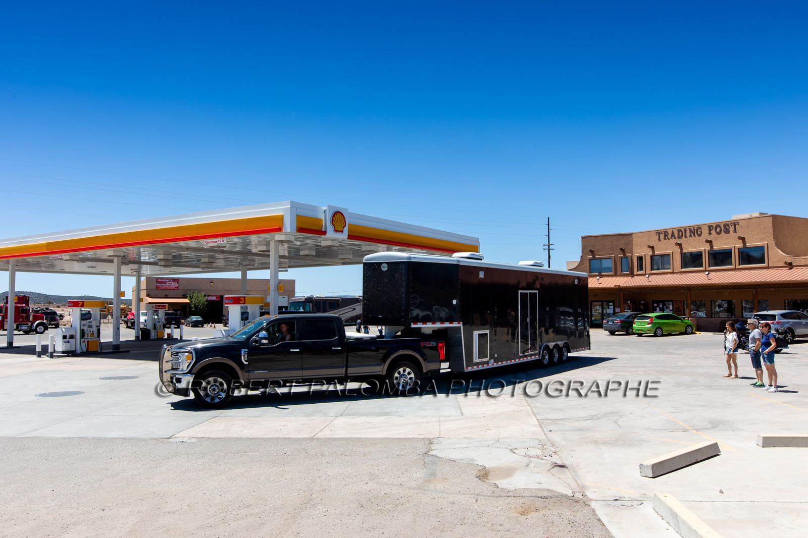 Station essence avant le Grand Canyon