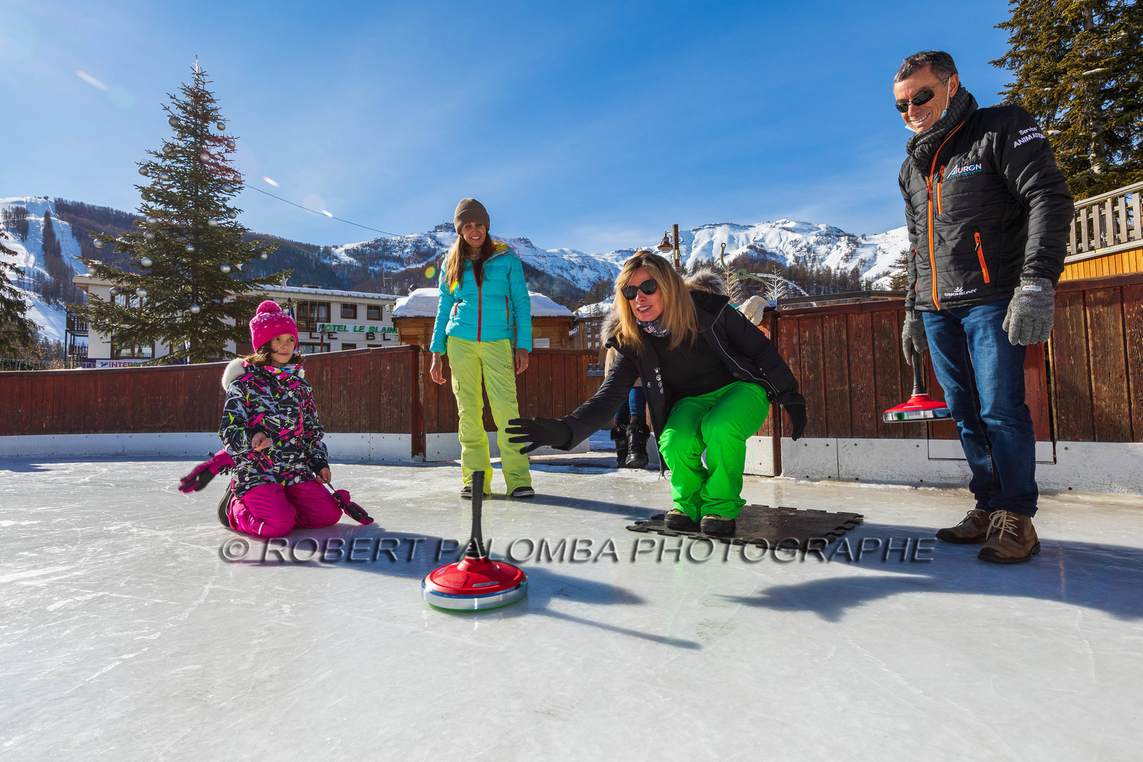 Pétanque sur glace