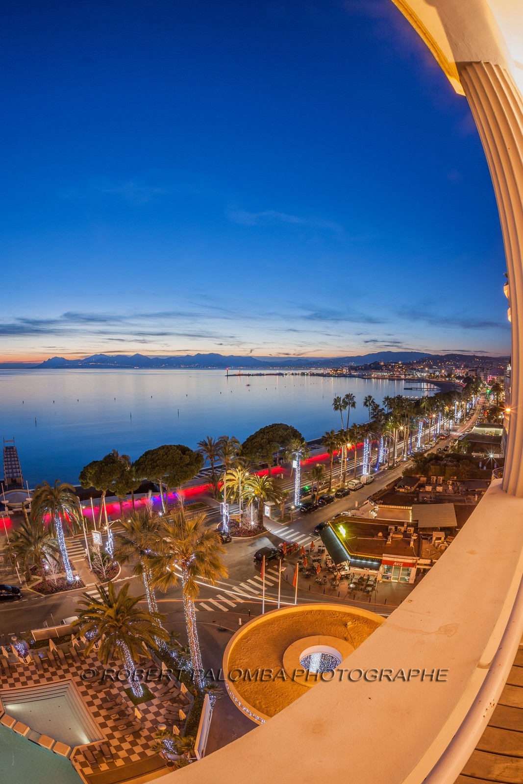 Cannes vue de l'Hôtel Martinez