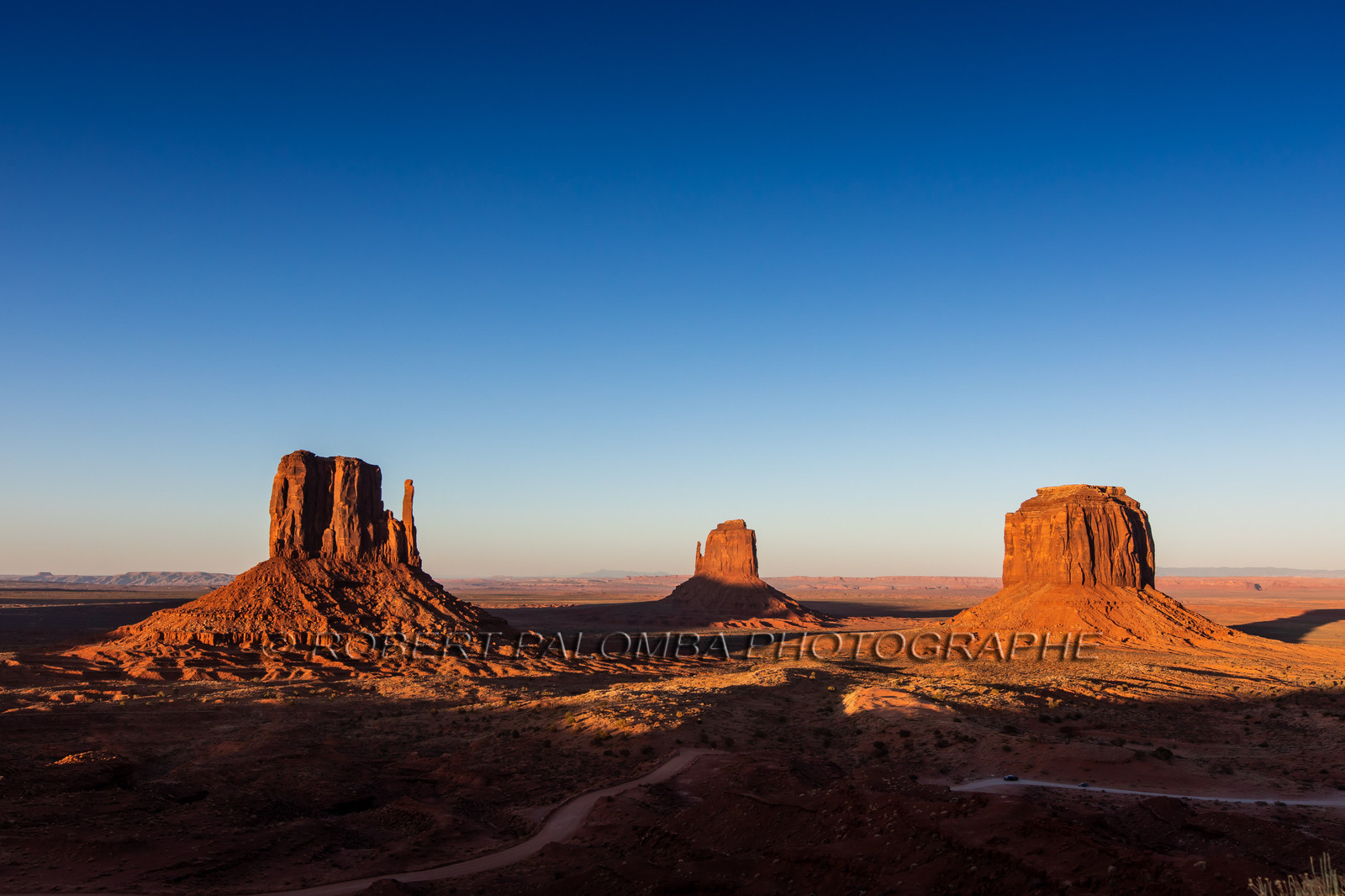 Coucher de soleil sur Monument Valley