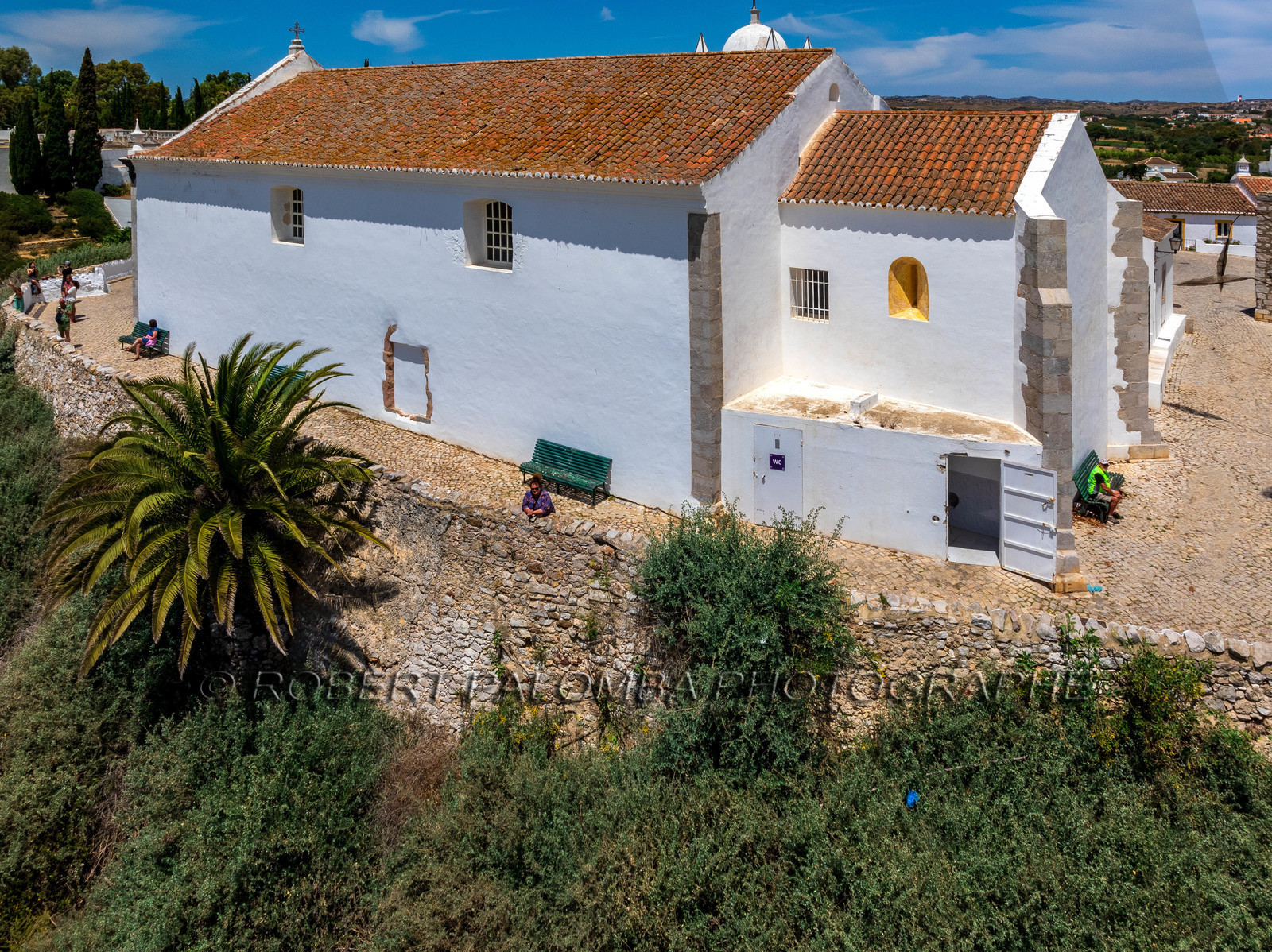 Portugal, Algarve, Village de Cacela Velha situé à l'est de la Ria Formosa