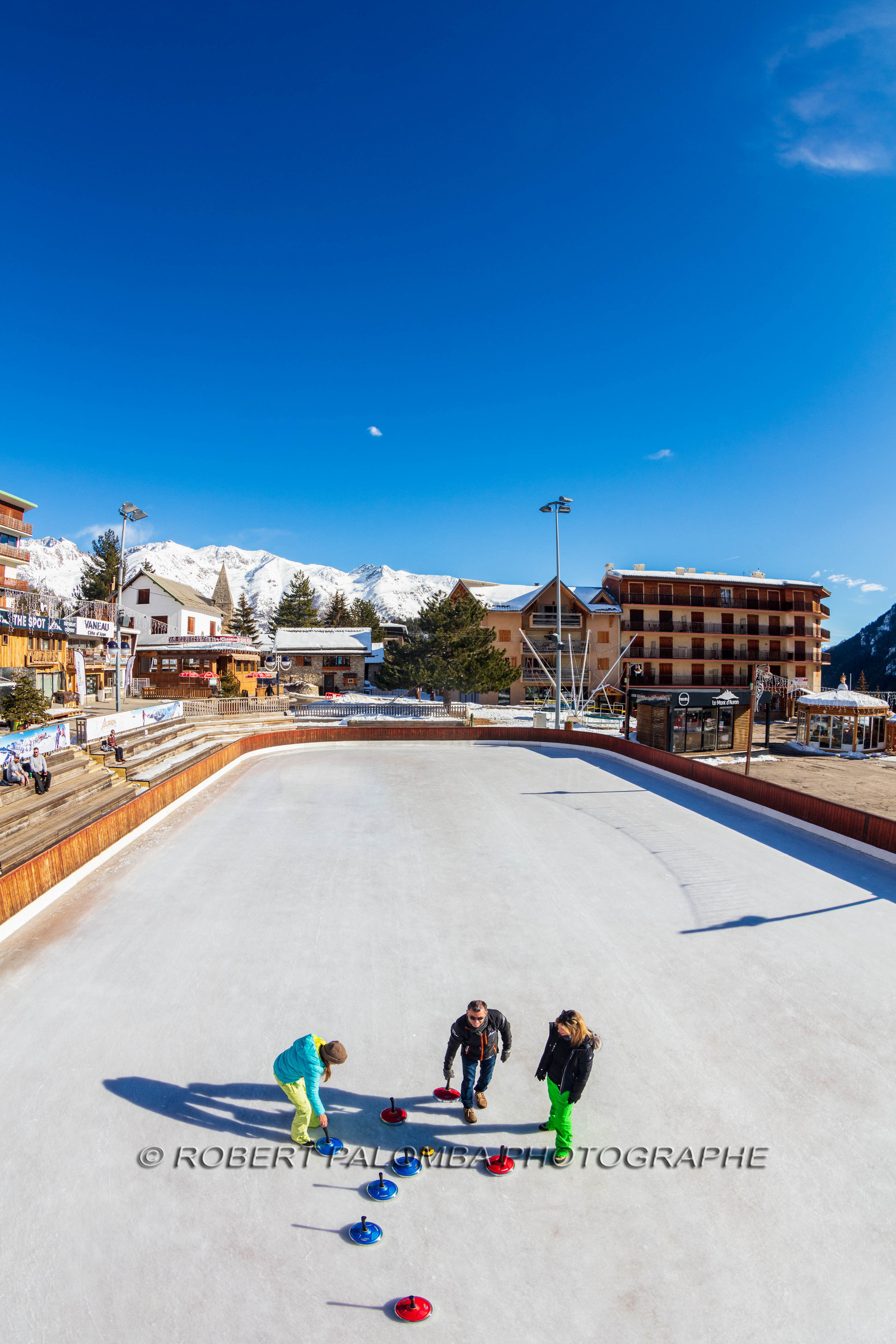Pétanque sur glace