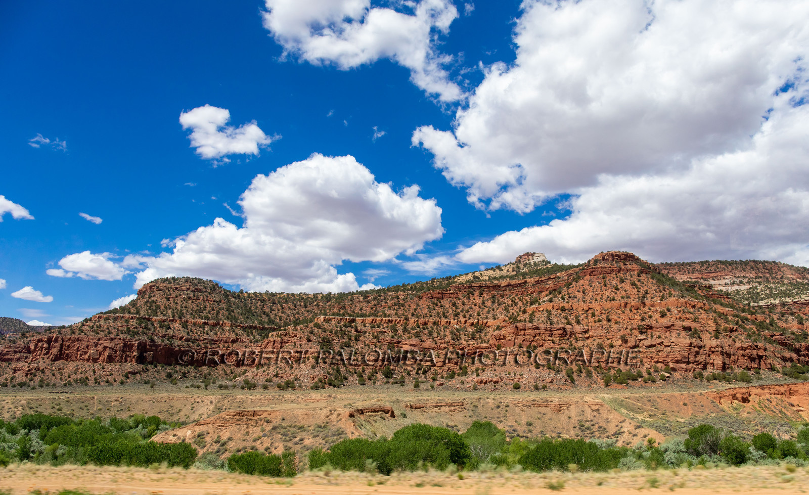 Sur la route pour aller à Bryce Canyon