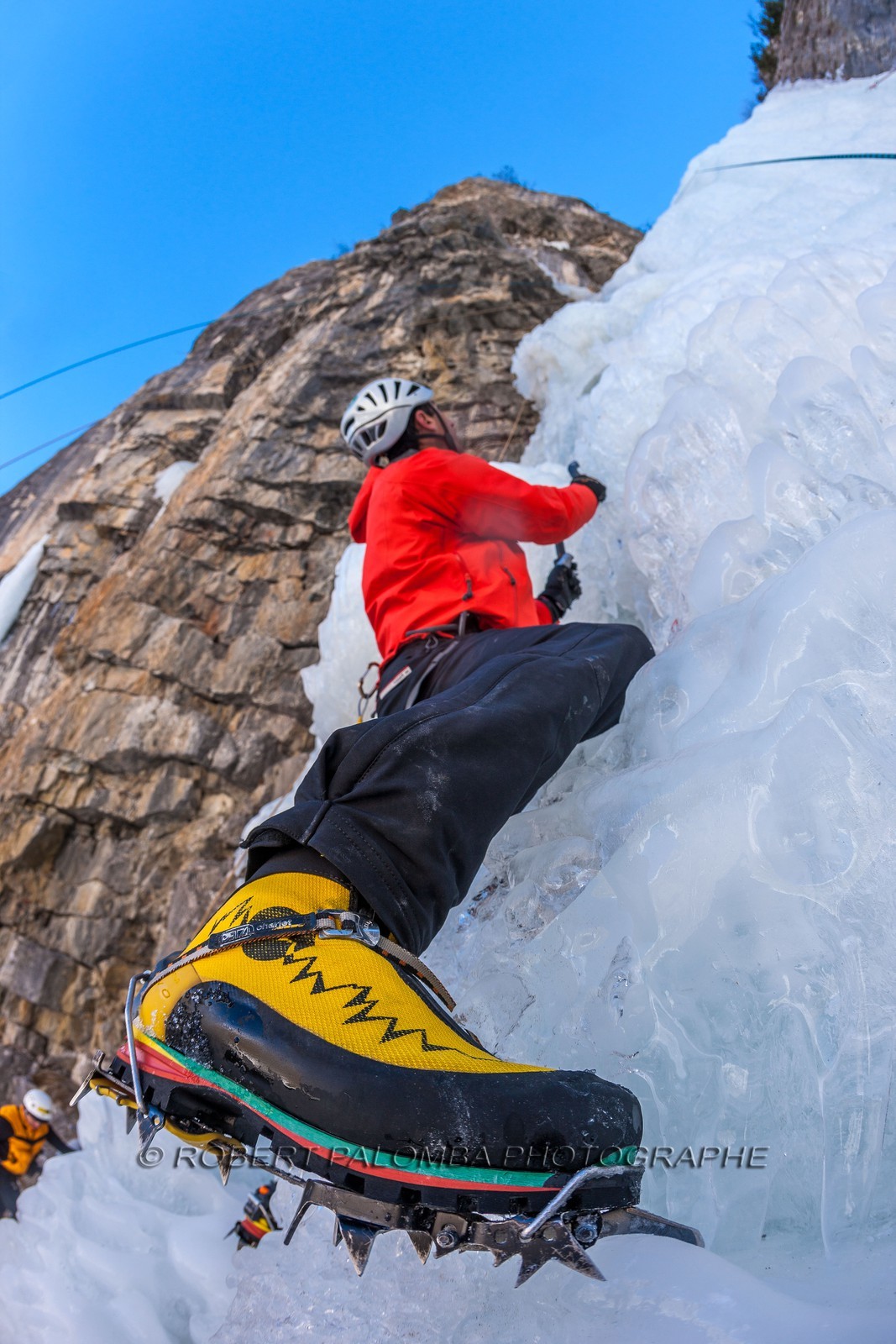 Escalade glacière