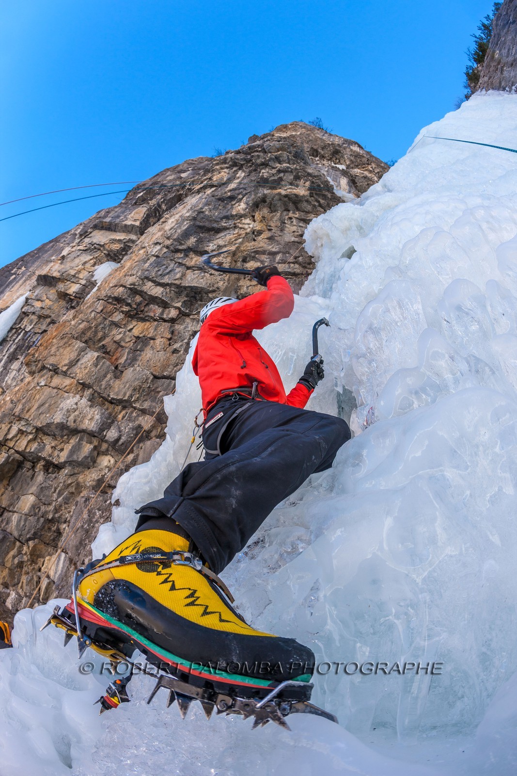 Escalade glacière