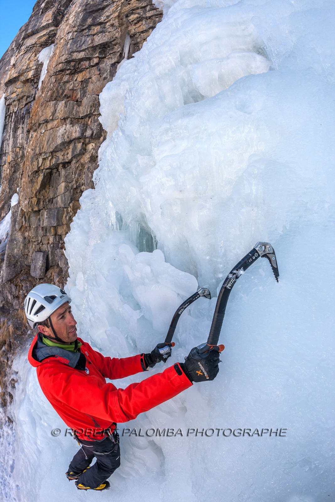 Escalade glacière