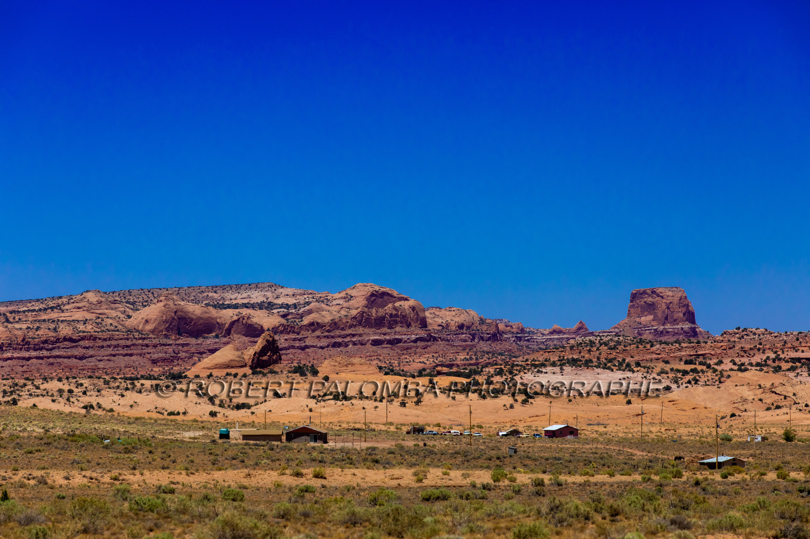 Sur la route pour aller à Monument valley