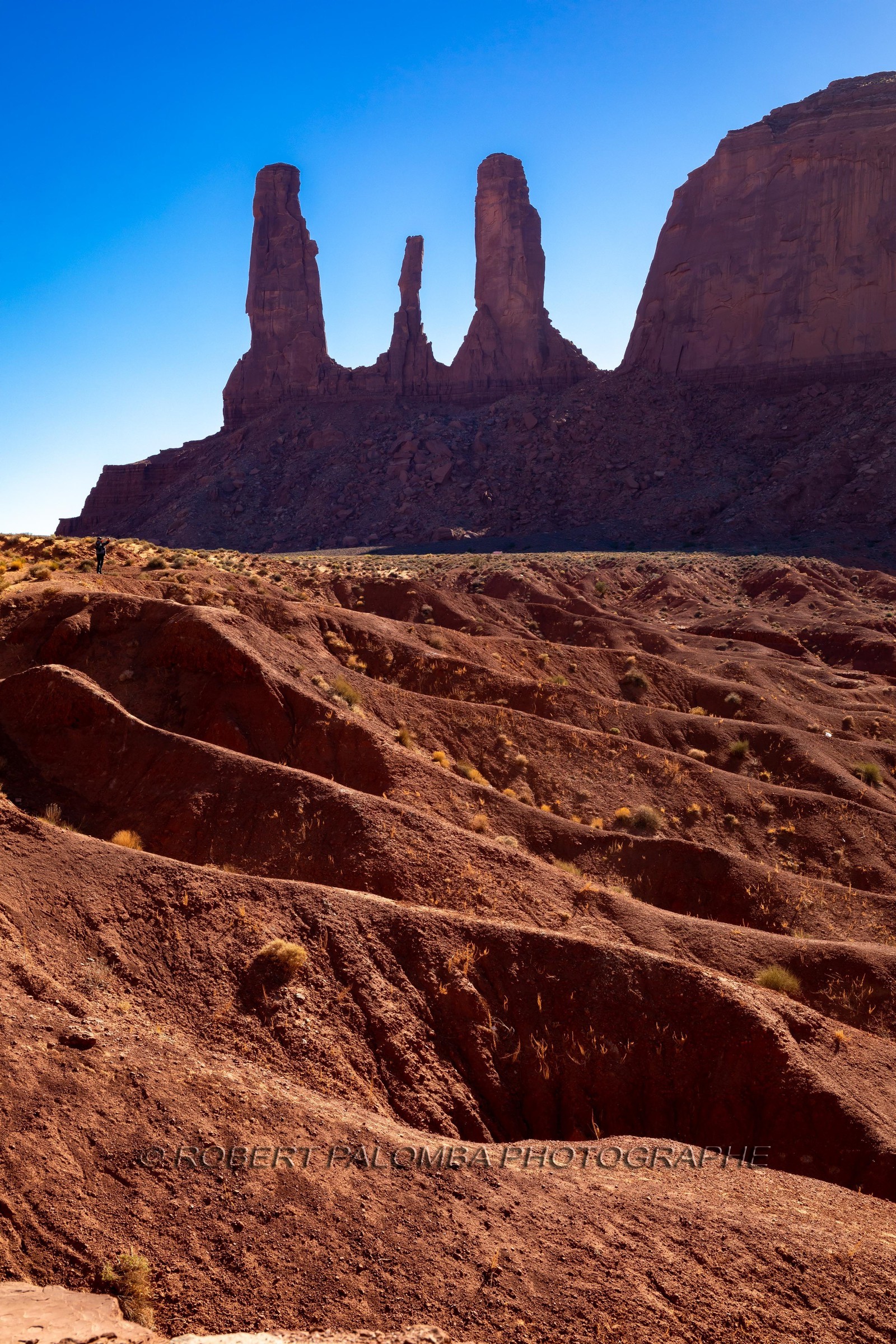 Les Three Sisters à Monument Valley