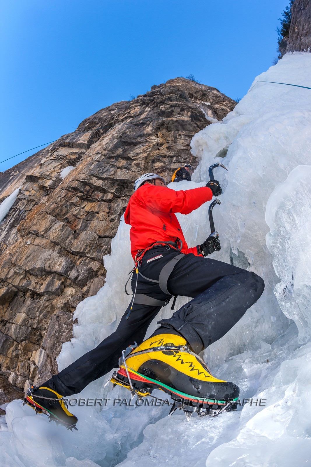 Escalade glacière