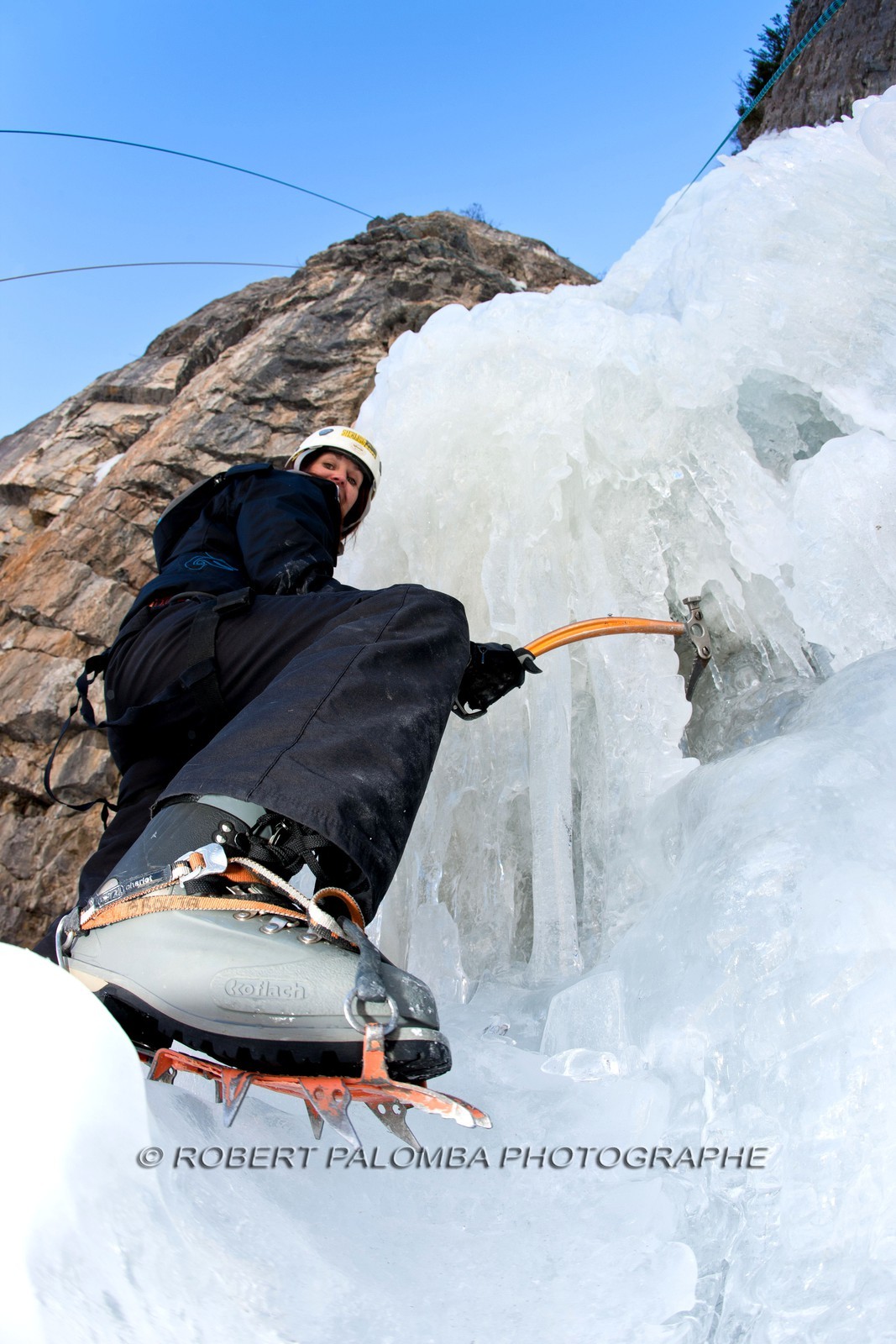 Escalade glaciaire