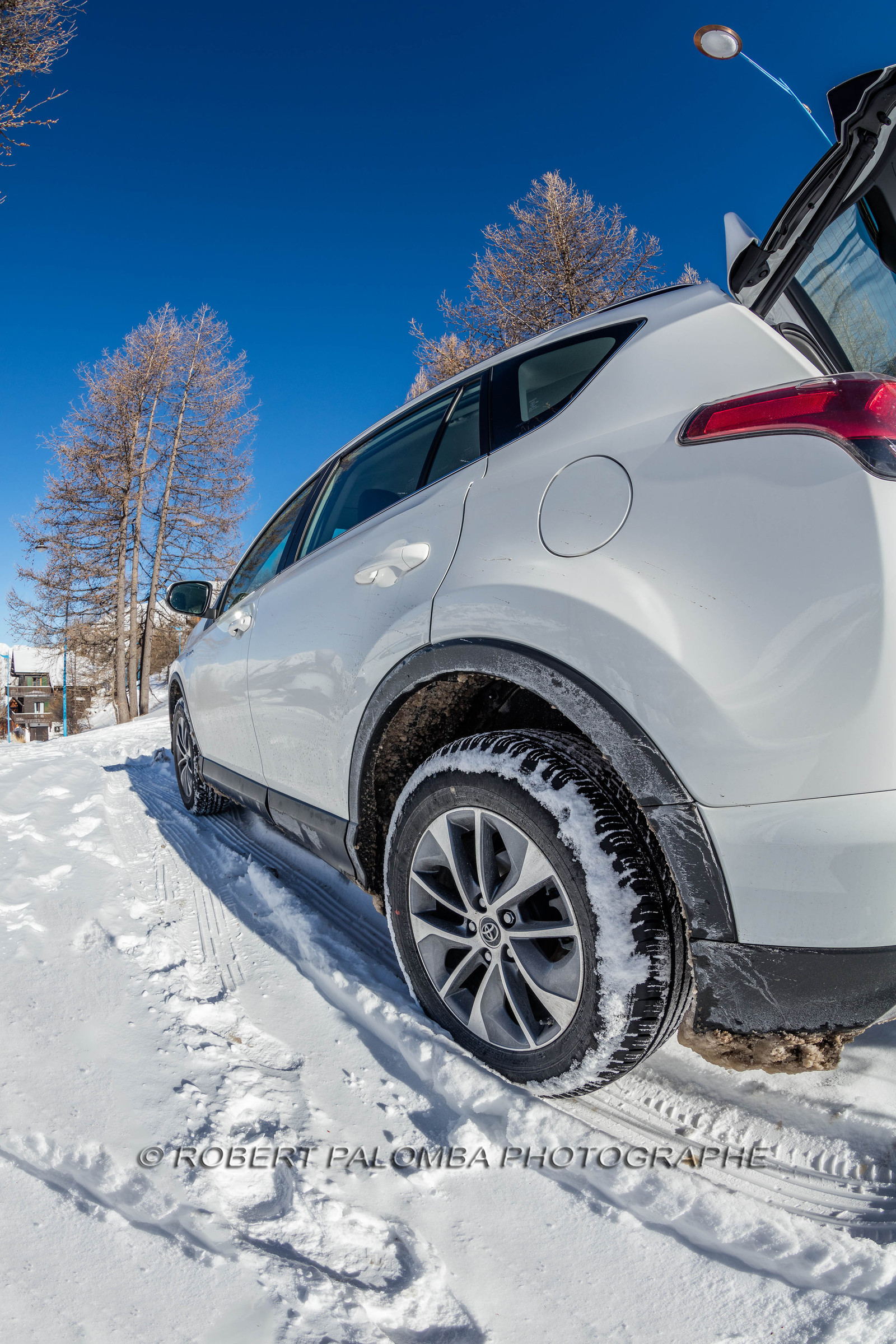 Ski aux pieds