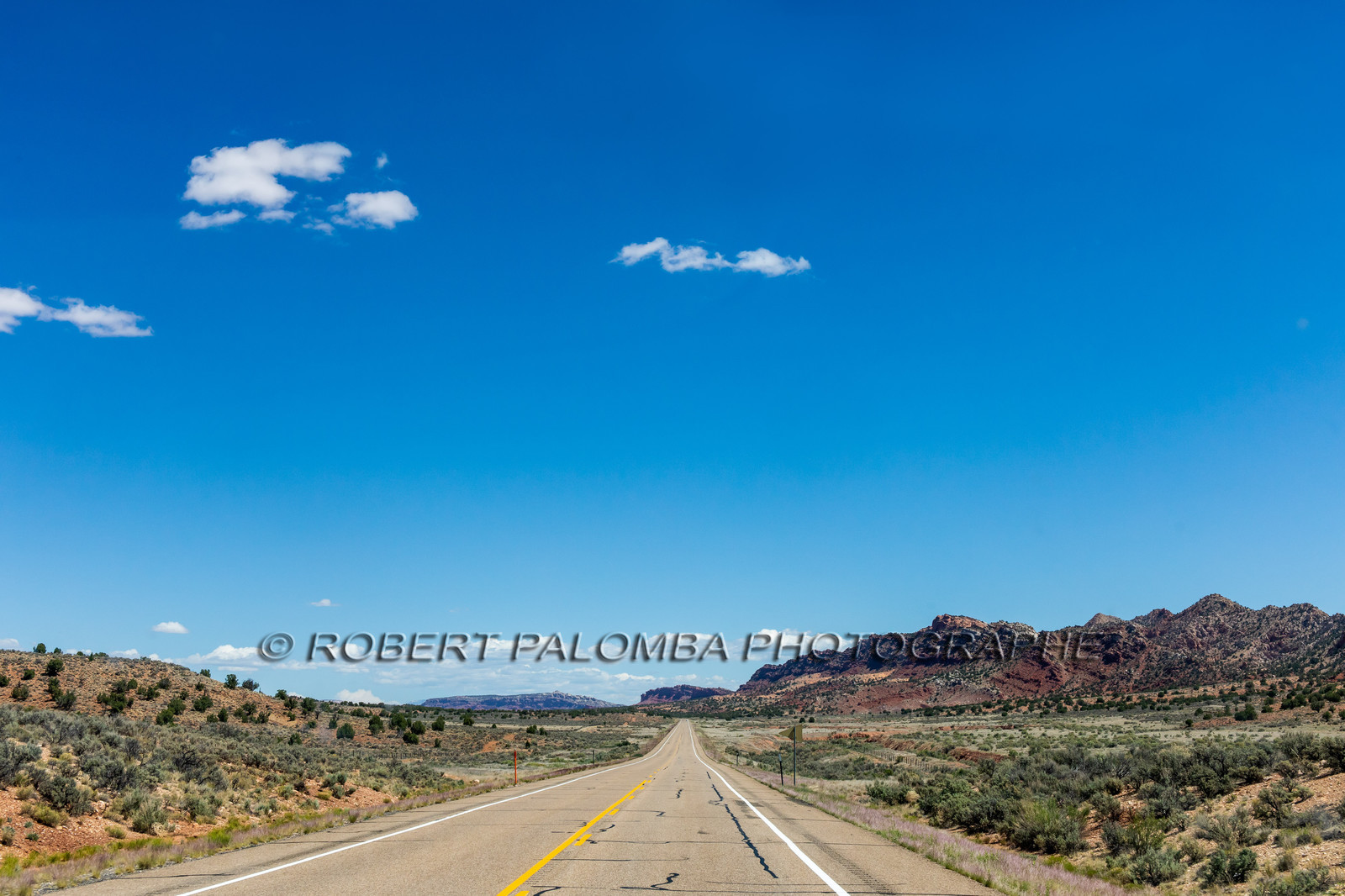 Sur la route pour aller à Bryce Canyon