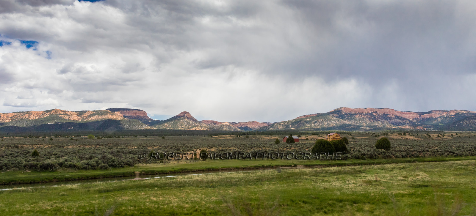 Sur la route pour aller à Bryce Canyon