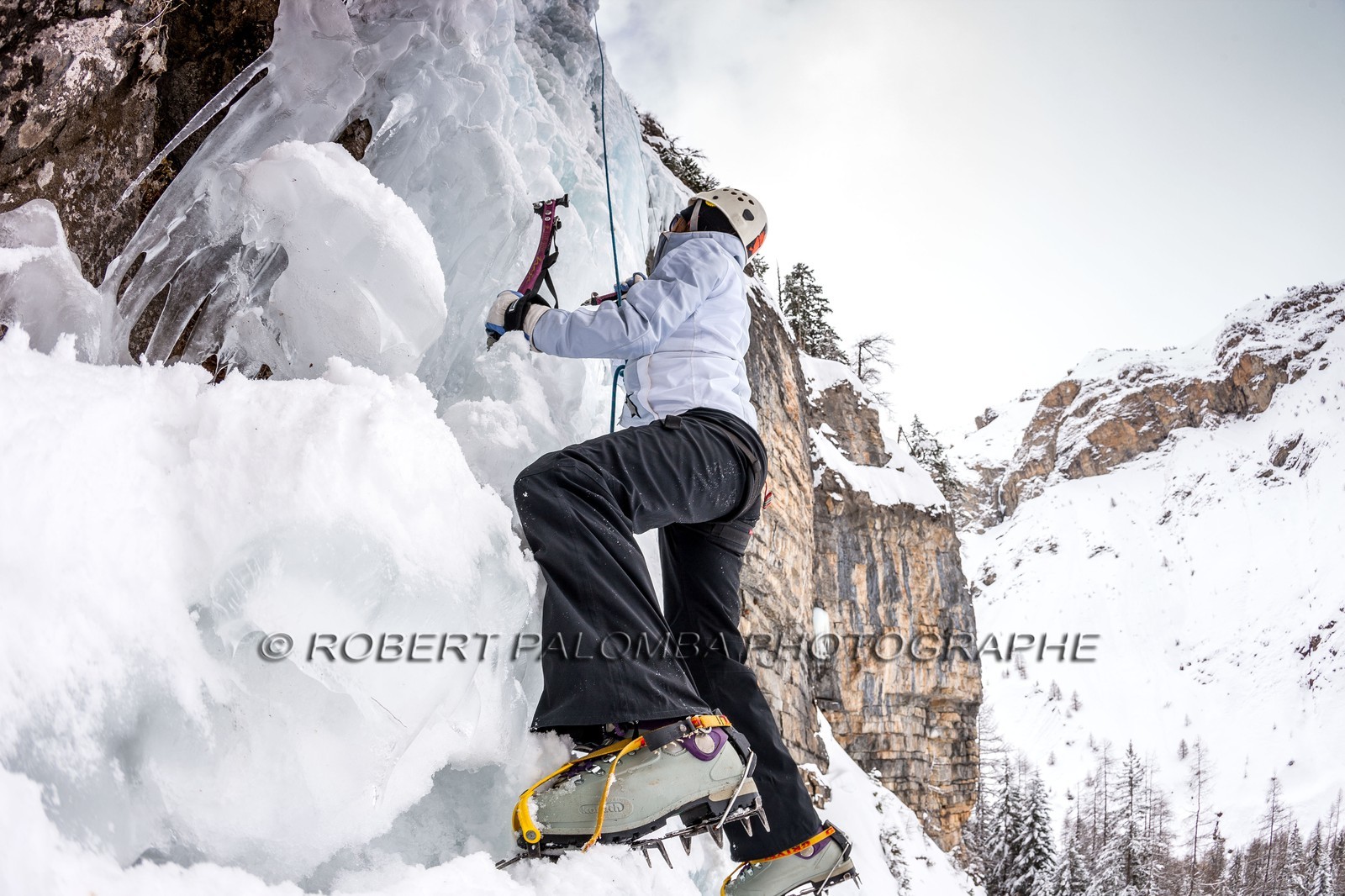 Escalade glacière