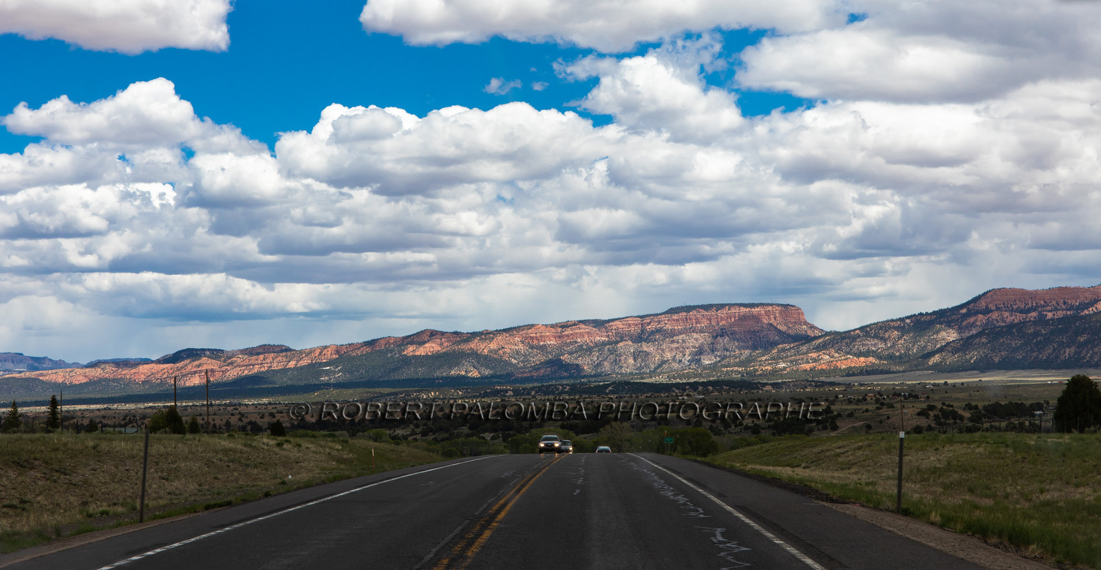 Sur la route pour aller à Bryce Canyon